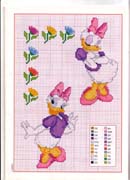 Schema punto croce Paperina