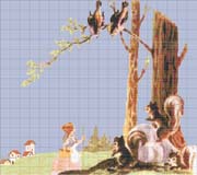 Schema punto croce Pic-nic