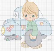 Schema punto croce Pm Cambiare La Ruota