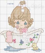 Schema punto croce Pm Fare Il Bagno