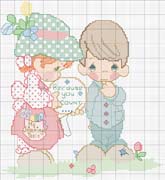 Schema punto croce Precious Moments-99