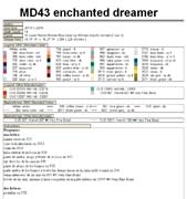 Schema punto croce Sognatrice Incantata-legenda