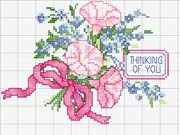 Schema punto croce Thinking