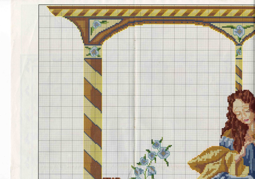 Schema punto croce Storia di natale 2