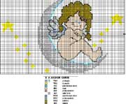 Schema punto croce Angioletto-sulla-luna