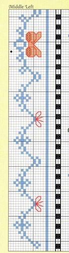 Schema punto croce Alfabeto dolce 3