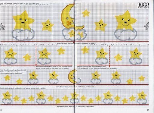 Schema punto croce Cielo 4