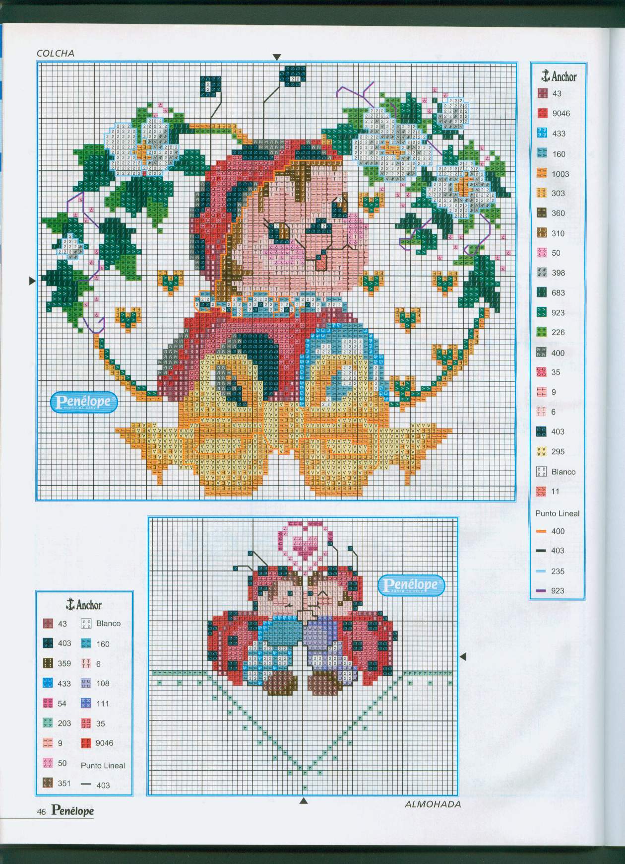 Schema punto croce Coccinelle 11