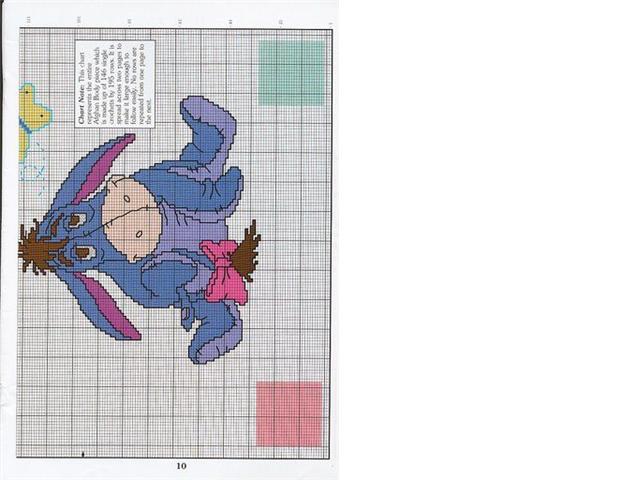 Schema punto croce Hi ho 2