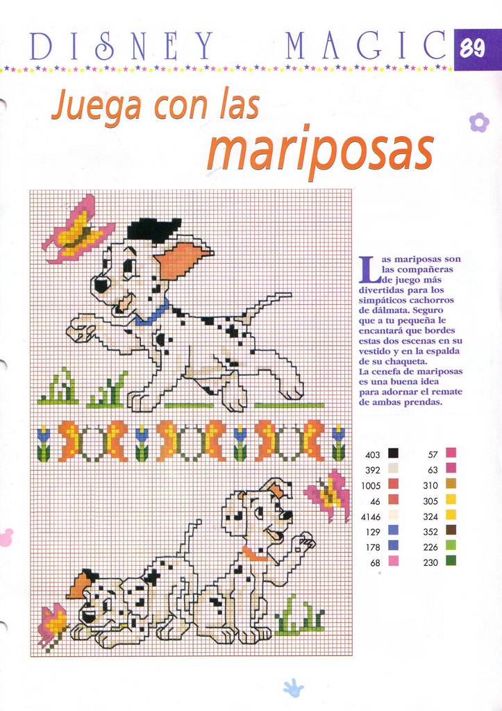 Schema punto croce La carica dei 101