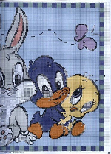 Schema punto croce Looneytoones 3