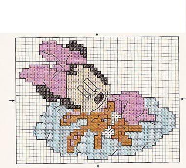 Schema punto croce Minnie 3