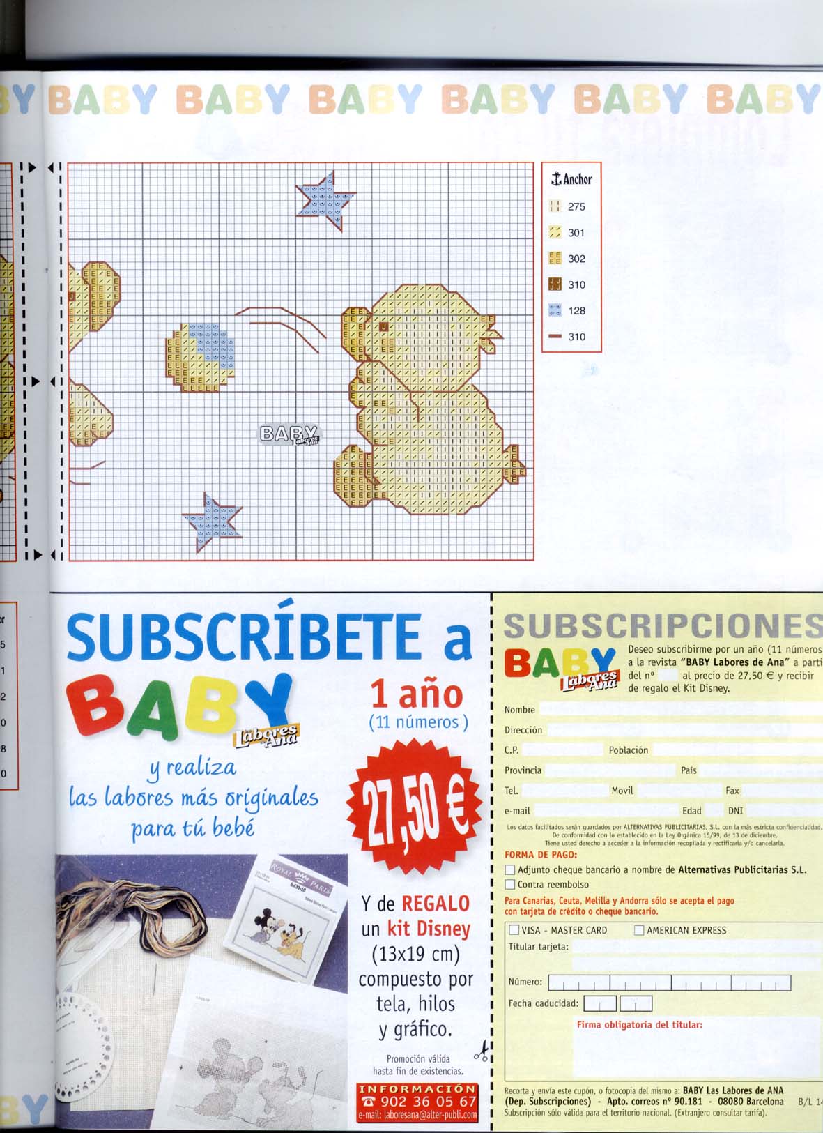 Schema punto croce Motivi stelle 11