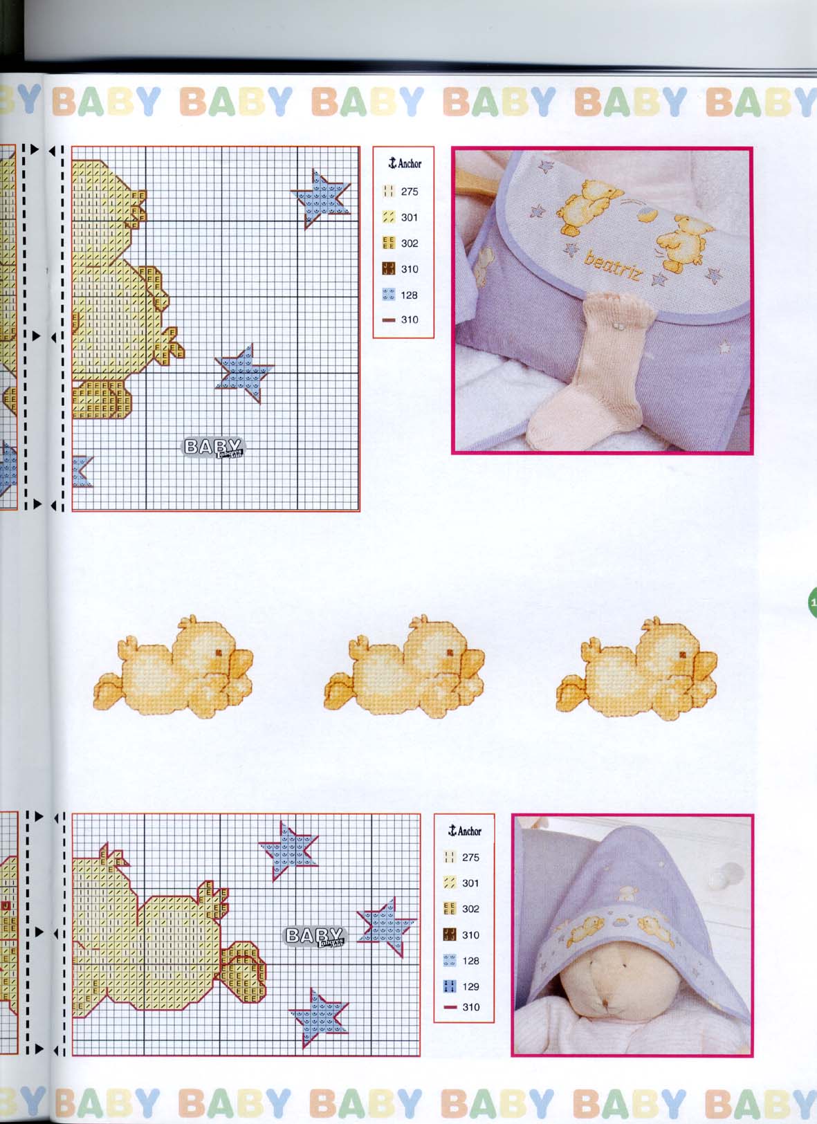 Schema punto croce Motivi stelle 4