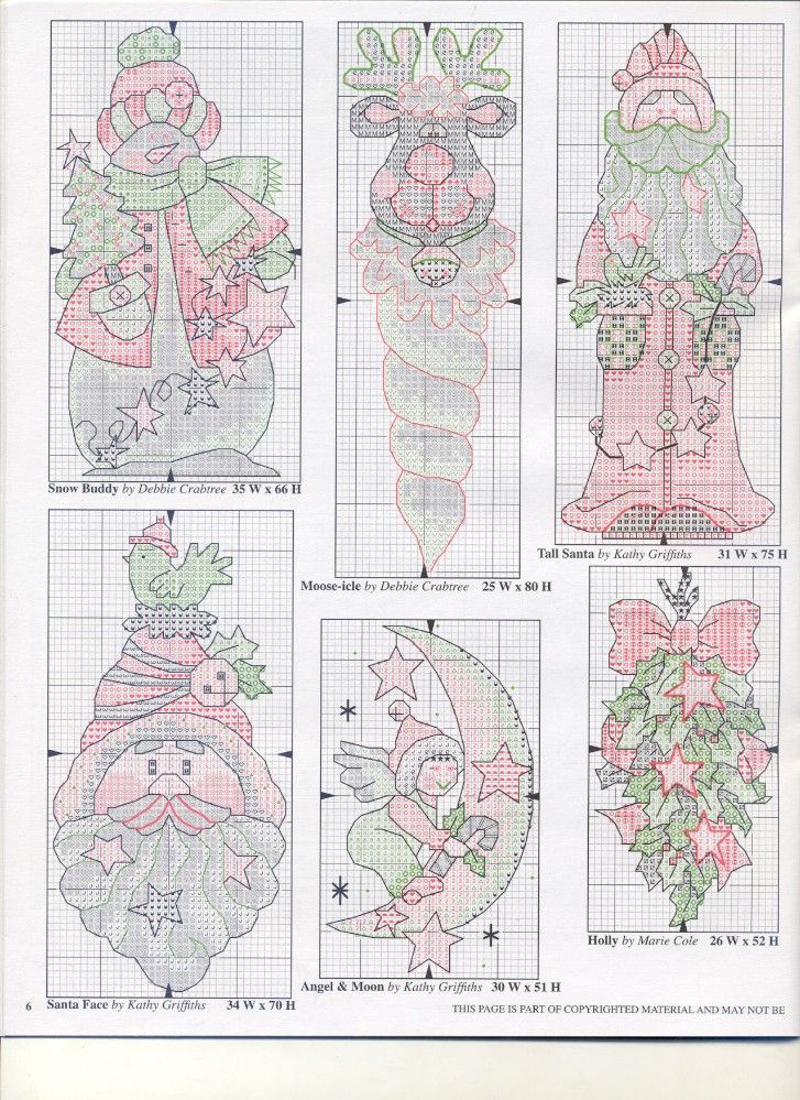 Schema punto croce Natale