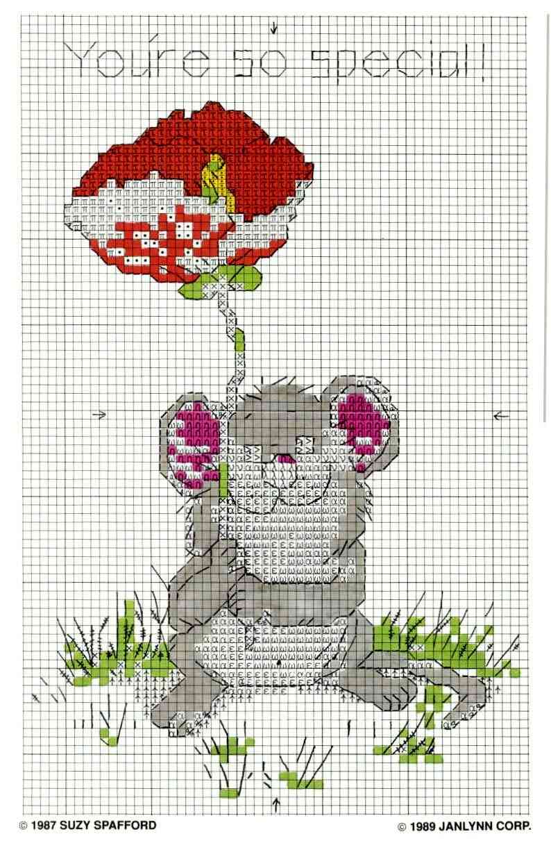 Schema punto croce Roditore