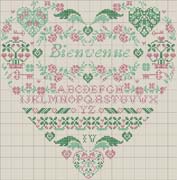 Schema punto croce Alfabeto-cuore-3