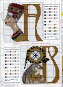 Schema punto croce Alfabeto-egizio-ab
