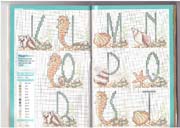 Schema punto croce Alfabeto-ippocampo-2