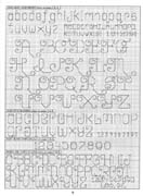 Schema punto croce Alfabeto-punto-scritto