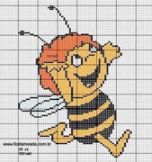 Schema punto croce Ape-billy