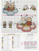 Schema punto croce Api