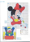 Schema punto croce baby disney 55
