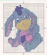 Schema punto croce baby hi ho