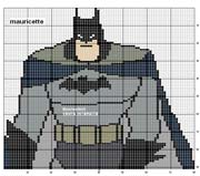 Schema punto croce Batman-3