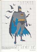 Schema punto croce Batman