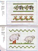 Schema punto croce bordi 9