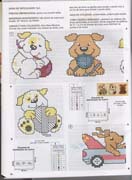 Schema punto croce cagnolini 1