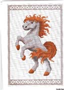 Schema punto croce cavallo