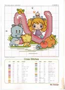 Schema punto croce chart n