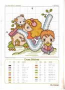 Schema punto croce chart v