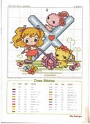 Schema punto croce chart x