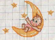 Schema punto croce cielo 12