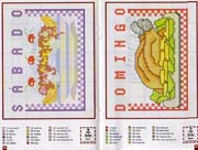 Schema punto croce cucina 4