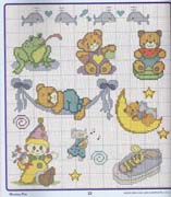 Schema punto croce disegnini