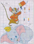 Schema punto croce dumbo 5