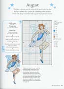 Schema punto croce fairy agosto