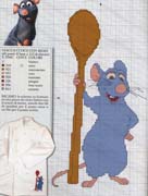 Schema punto croce giacca cuoco