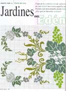 Schema punto croce giardino eden