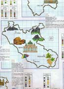 Schema punto croce Lazio