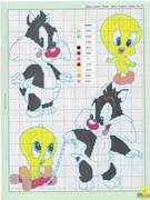 Schema punto croce Looney-tunes-4