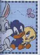 Schema punto croce Looneytoones-3