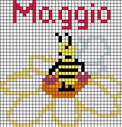 Schema punto croce Maggio