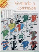 Schema punto croce Magliette Calcio