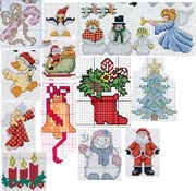 Schema punto croce mini natale