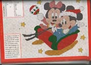 Schema punto croce Minnie-topolino-natale